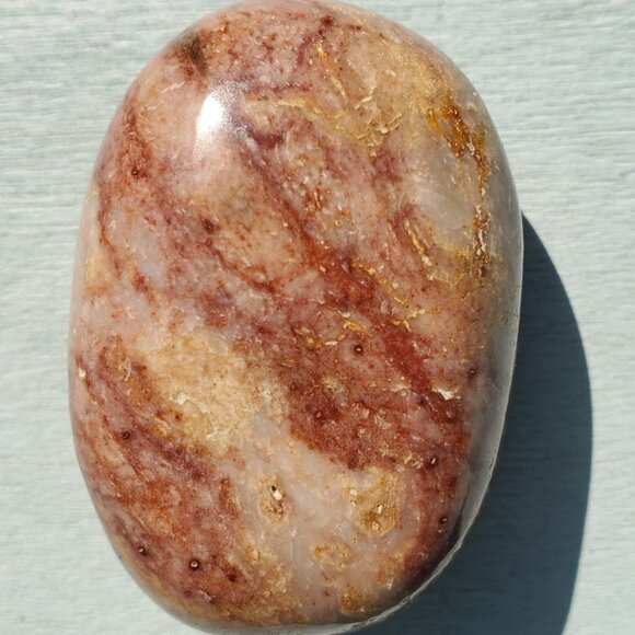 Rosita Jasper Palm Stone Pillow (G08) - Picture 3 of 4